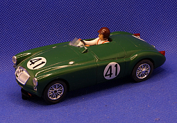 Slotcars66 MG A 1/32nd scale green #41 slot car by SCX  